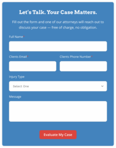 Let’s Talk. Your Case Matters.